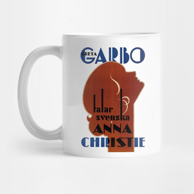 Greta Garbo in Anna Christie Movie Poster by MovieFunTime